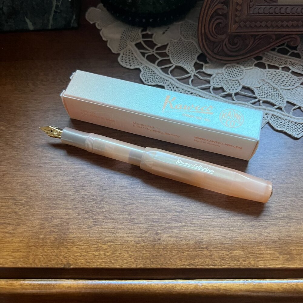 EUC Kaweco Sport Fountain Pen in Apricot Pearl <F>